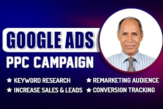 setup and manage google ads PPC campaign for local and ecommerce businesses