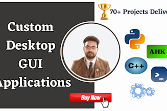 create custom desktop apps with gui in python ahk powershell