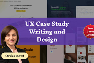 design professional UI UX case study for your design projects