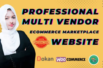 build professional multi vendor ecommerce marketplace website