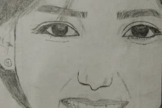 draw realistic pencil sketches of any thing you want