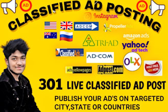 post classified ads in premium classified ad posting sites