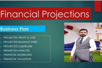 prepare financial projections, forecasting and business plan