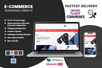 design and develop ecommerce website following UI UX trend