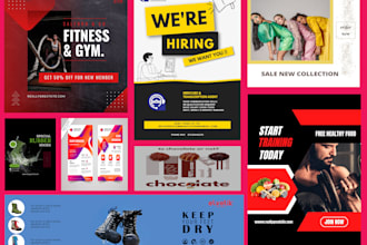 do web banner design, ads, header and website slider