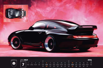 create an Print ready Exclusive 2014 wall Calendar PERSONALIZED for You