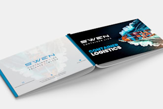 design company profile, brochure, proposal or annual report