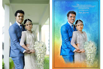 draw your picture like a digital oil painting portrait gift