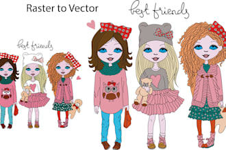 convert image to vector, logo vectorized, high resolution vector source file