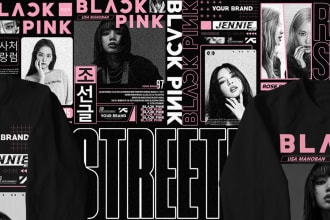 design kpop t shirt streetwear, bootleg, and vintage style