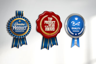 create a certificate badge  logo and certification symbol