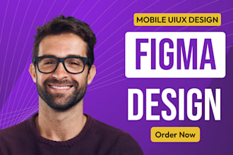 design UI UX for mobile app with figma, xd for ios or android