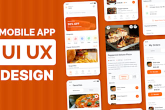 design modern mobile app UI UX and app design in figma
