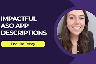 write an aso app description