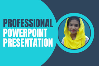create profesional powerpoint presentation design