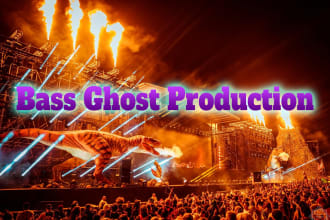 ghost produce you professional bass edm song, ghost production
