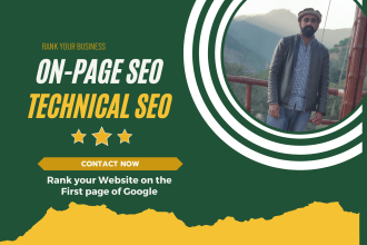 optimize website onpage SEO service wordpress shopify wix