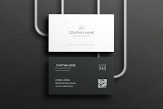 design professional name card, minimal business card