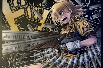 color your lineart, fav manga panel or comic page