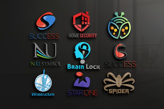 design an abstract minimalist brand logo for your business