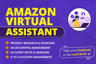 be your expert amazon fba virtual assistant, amazon VA
