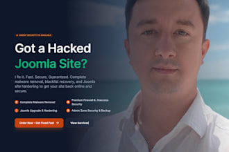 fix hacked joomla remove malware and recover website