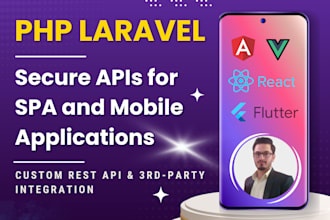 develop secure PHP laravel apis for your mobile or web app