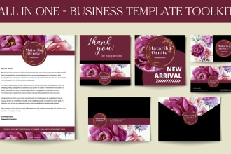 design stationery template toolkit with canva