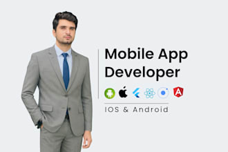 do mobile app development, ionic angular flutter app developer, android, ios