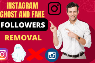 remove instagram bot, ghost and fake followers manually