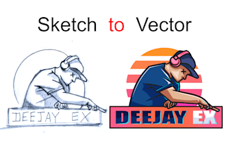 convert your sketch to vector