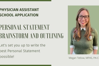 help you brainstorm your pa school personal statement