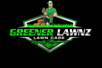 design landscape, lawn care, vegetable and garden logo