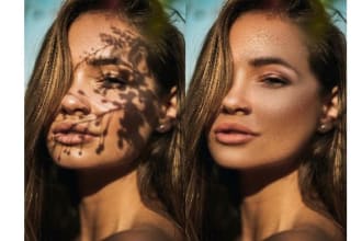 remove shadows from your portrait, face, family photos