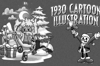 design vintage, mascot, logo, illustration for you