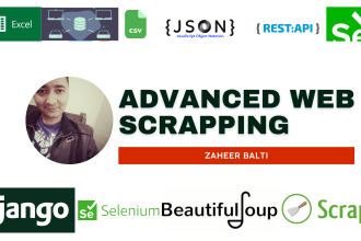 do advance web automation using selenium and python