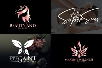 do natural spa yoga wellness skincare and  beauty logo