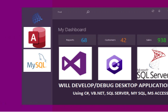 develop and design modern UI in vb dot net and c sharp