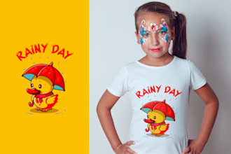 create unique baby kids t shirt designs