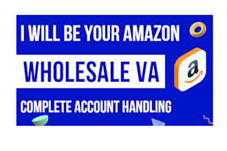 be your virtual assistant for amazon wholesale