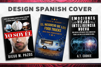 design spanish book cover or convert into spanish cover