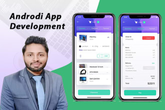 develop android app in kotlin, java, mvvm, and IOS app in swift