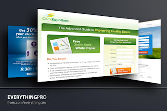 create a landing page for your website