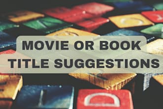 create book titles and subtitles