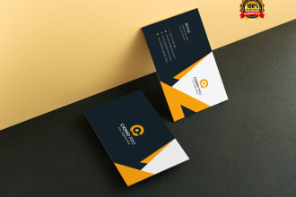 design elegant luxury business card or minimal unique modern business card