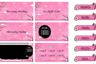 design a stream overlay for vtuber and gaming