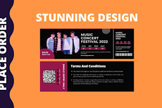 design tickets and invitation cards for parties and events