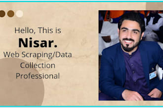 do web scraping, data collection, and data extraction