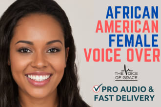 record your african american female voice over