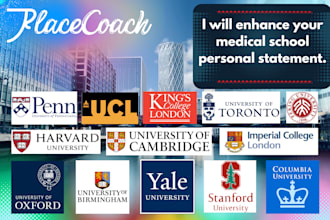 edit your medical school or dental school personal statement